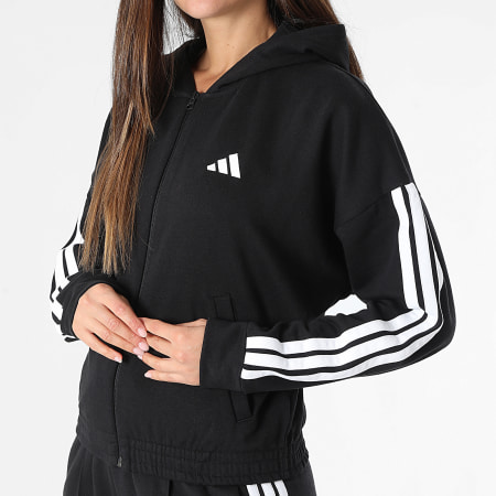 Adidas Sportswear - Ensemble De Survetement A Bandes Femme Energize JF3388 Noir