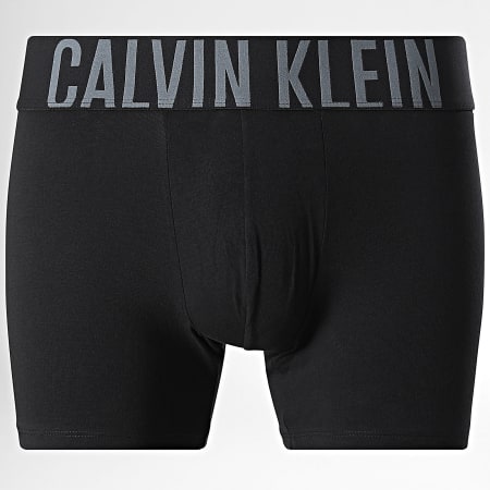 Calvin Klein - Pack de 3 Boxers NB3609A Negro Blanco Azul Rey Gris