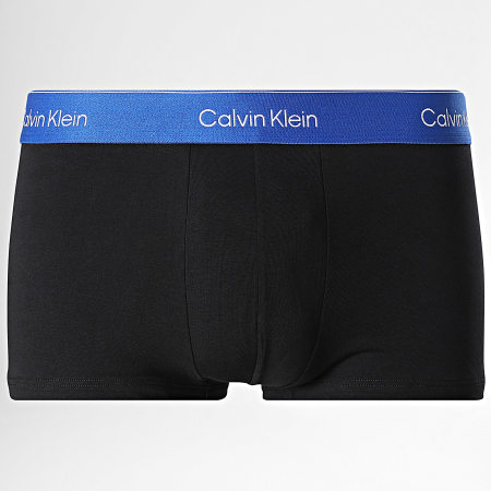 Calvin Klein - Pack de 3 Boxer 4389 Negro Azul Rey Gris Antracita Azul Claro
