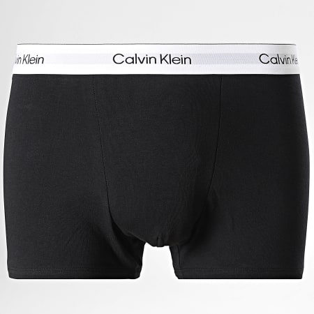 Calvin Klein - Pack de 3 bóxer 4476 Negro Rosa Burdeos