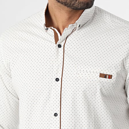 Classic Series - Chemise Manches Longues 106 Blanc Camel