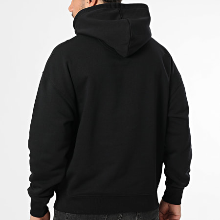 DC Comics - Sweat Capuche Relaxed Patch Batman Front Center Noir