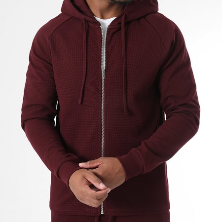 LBO - Ensemble De Survetement Waffle 3935 3940 Bordeaux