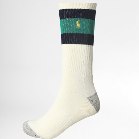 Polo Ralph Lauren - Lot De 3 Paires De Chaussettes Original Player Beige