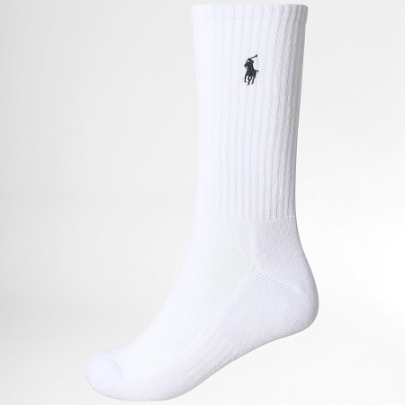 Polo Ralph Lauren - Lot De 6 Paires De Chaussettes Original Player Blanc Gris Noir