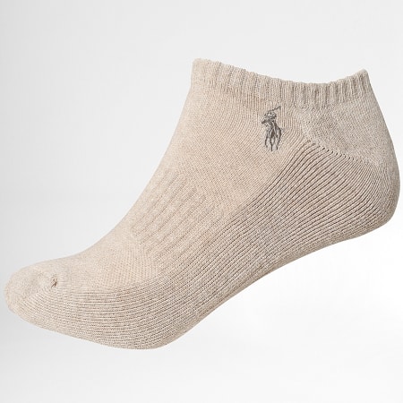 Polo Ralph Lauren - Lot De 6 Paires De Chaussettes Original Player Beige Marron Noir