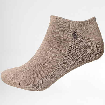 Polo Ralph Lauren - Lot De 6 Paires De Chaussettes Original Player Beige Marron Noir