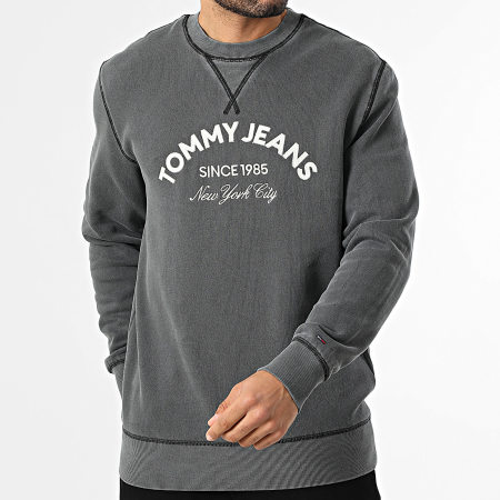 Tommy Jeans - Sweat Crewneck GMD Applique 2369 Gris Anthracite