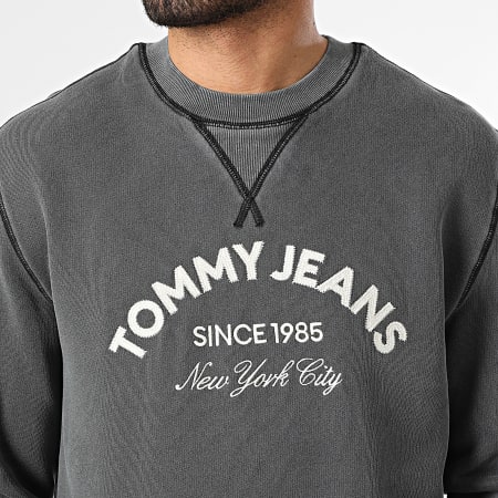 Tommy Jeans - Sweat Crewneck GMD Applique 2369 Gris Anthracite