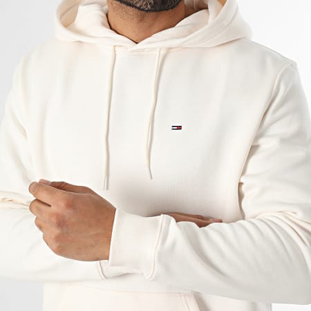 Tommy Jeans - Sweat Capuche Flag 0742 Beige Clair