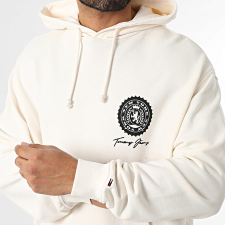 Tommy Jeans - Sweat Capuche 90s Dollar Graphic 2367 Beige Clair