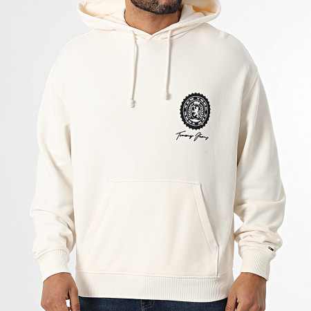 Tommy Jeans - Sweat Capuche 90s Dollar Graphic 2367 Beige Clair