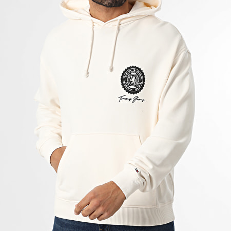 Tommy Jeans - Sweat Capuche 90s Dollar Graphic 2367 Beige Clair