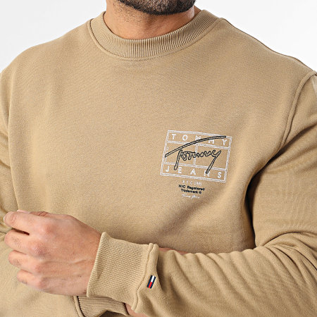 Tommy Jeans - Sweat Crewneck Entry DNA Play 2366 Camel