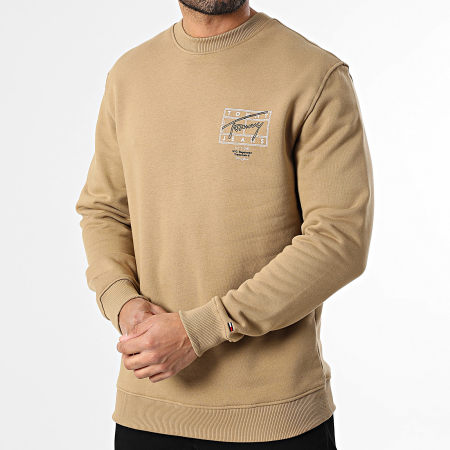 Tommy Jeans - Sweat Crewneck Entry DNA Play 2366 Camel