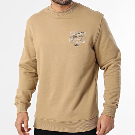 Tommy Jeans - Sweat Crewneck Entry DNA Play 2366 Camel
