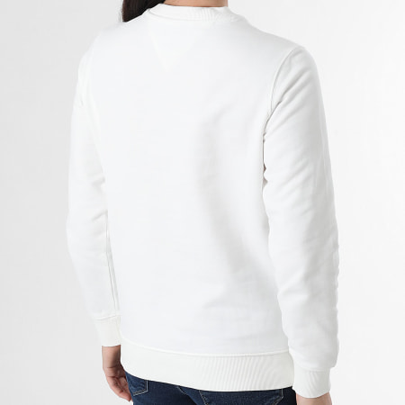 Tommy Jeans - Sweat Crewneck Femme Essential Logo 1922 Blanc