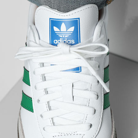 Adidas Originals - Baskets Samba OG IG1024 Footwear White Green Gum