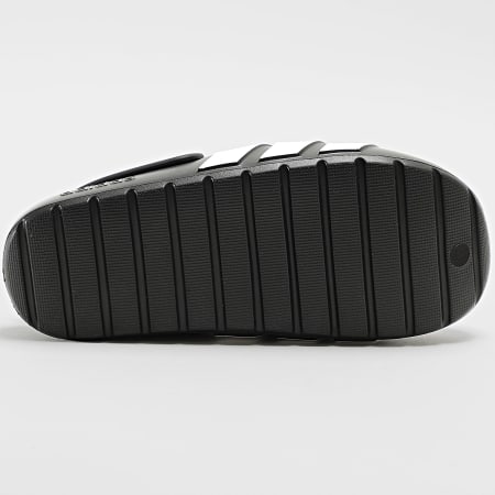 Adidas Sportswear - Claquettes Adilette Clog 2.0 JR4025 Noir Blanc