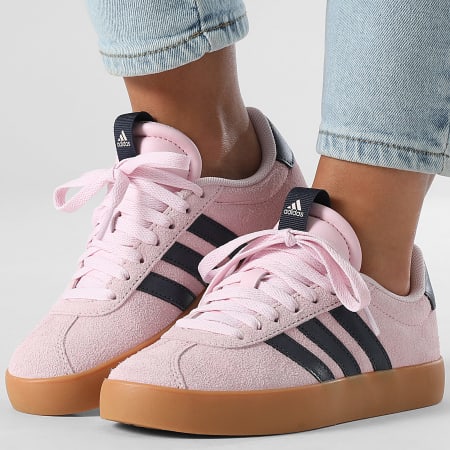 Adidas Performance - Zapatillas Mujer VL Court 3.0 JP7629 Rosa Claro Tinta Legend Goma 3
