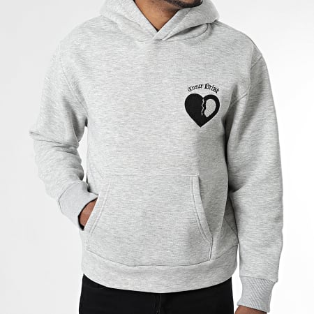Classic Series - Sweat Capuche 631 Gris Chiné