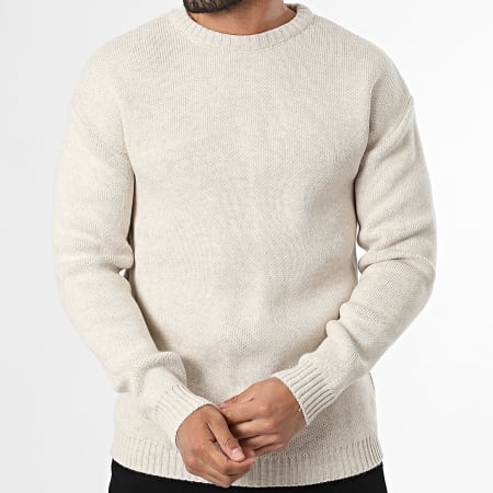 Ikao - Pull 003 Beige Chiné