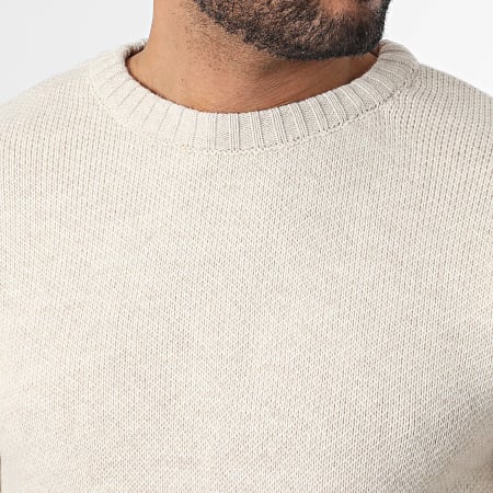 Ikao - Pull 003 Beige Chiné