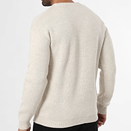 Ikao - Pull 003 Beige Chiné