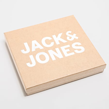 Jack And Jones - Lot Gants Et Bonnet Make Noir Blanc Rouge