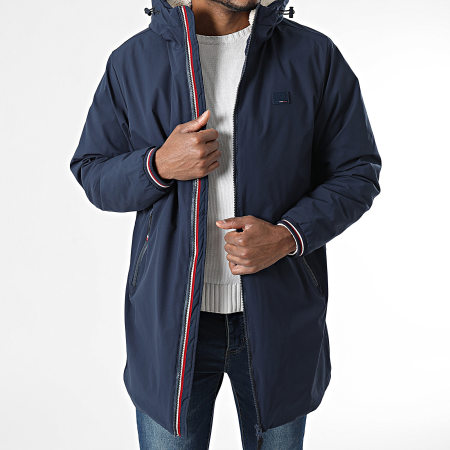 Jack And Jones - Parka Capuche Alves Bleu Marine