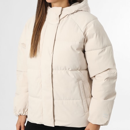 Jack And Jones - Doudoune Capuche Femme JJXX Global Beige Clair