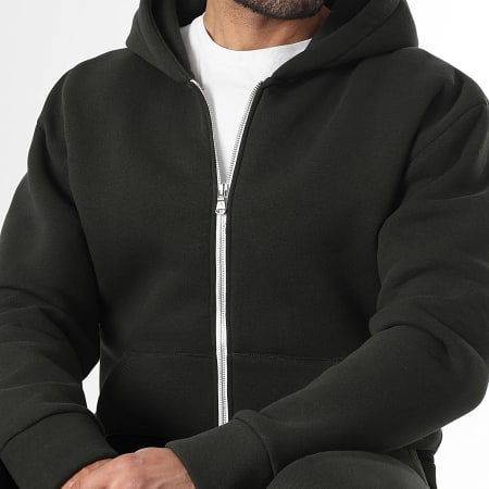 LBO - Hoodie Zipper 2385 Groen Kaki