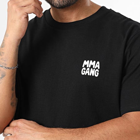 MMA GANG - Tee Shirt Oversize Large MMA GANG Limited Edition Noir Blanc