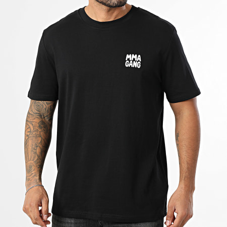 MMA GANG - Tee Shirt Oversize Large MMA GANG Limited Edition Noir Blanc