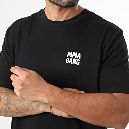 MMA GANG - Tee Shirt Oversize Large MMA GANG Limited Edition Noir Bleu