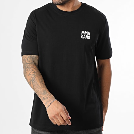 MMA GANG - Tee Shirt Oversize Large MMA GANG Limited Edition Noir Bleu
