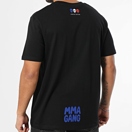 MMA GANG - Tee Shirt Oversize Large MMA GANG Limited Edition Noir Bleu