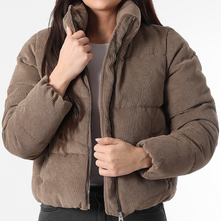 Only - Plumífero Mujer New Dolly Marrón Claro