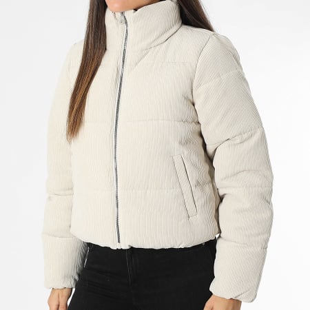 Only - Plumífero Mujer New Dolly Beige Claro