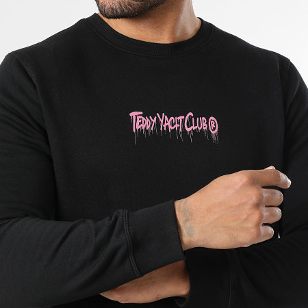 Teddy Yacht Club - Sudadera Crewneck Andrew Series Negra