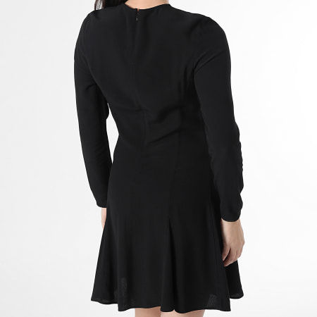 Tommy Jeans - Vestido de Mangas Largas Mujer 1916 Negro