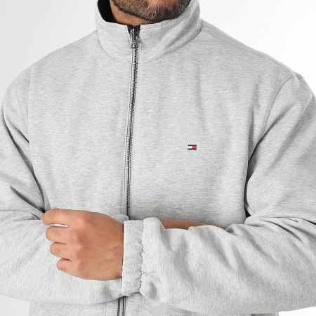 Tommy Hilfiger - Veste Zippée Réversible 1862 Bleu Marine Gris Chiné