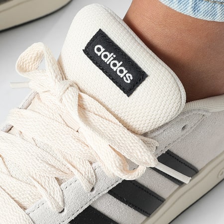 Adidas Performance - Zapatillas Mujer Grand Court 00s K JR5569 Wonder White Core Black Cloud White