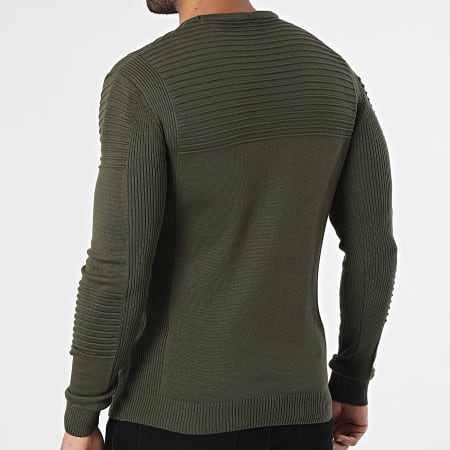 Armita - Pull Texturé 213 Vert Kaki