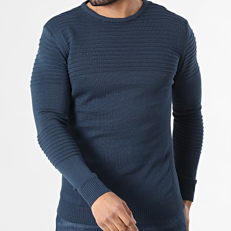 Armita - Pull Texturé 213 Bleu Indigo
