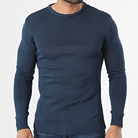 Armita - Pull Texturé 213 Bleu Indigo