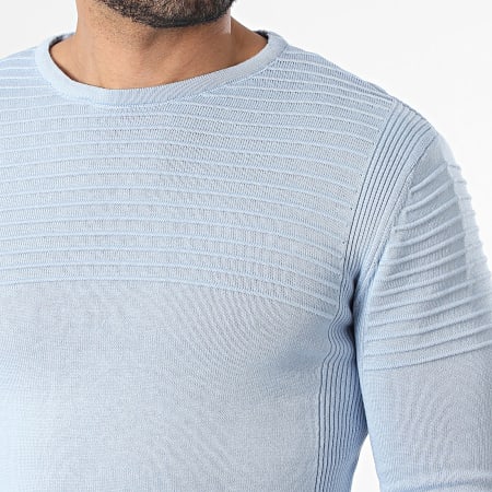 Armita - Pull Texturé 213 Bleu Clair