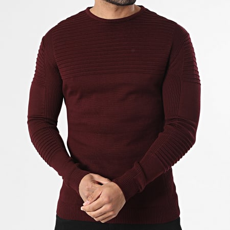 Armita - Pull Texturé 213 Bordeaux