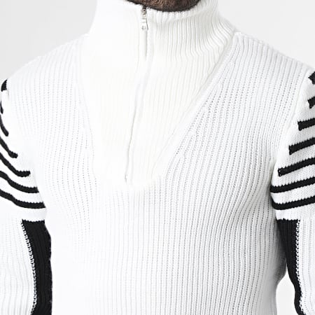 Armita - Pull Col Montant Zippé 111 Beige Clair