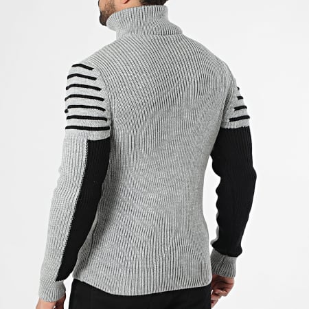 Armita - Pull Col Montant Zippé 111 Gris